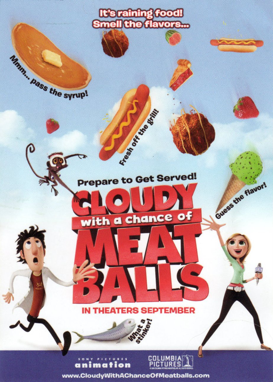 Игра облачные осадки в виде фрикаделек. Cloudy with a chance of Meatballs игра.