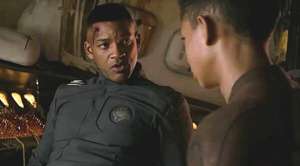 Уилл Смит с сыном в первом трейлере фантастического боевика «После ...