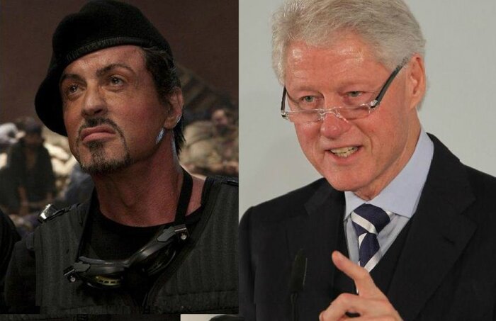 Сильвестр Сталлоне готов позвать в «Неудержимых 3» Билла Клинтона