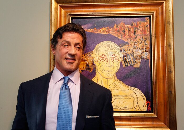 Выставка картин Сильвестра Сталлоне открывается в Русском музее