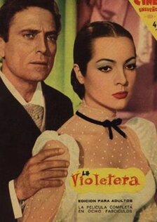 Продавщица фиалок