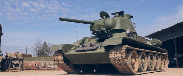 Опубликован документальный фильм о реставрации танка Т-34. Видео