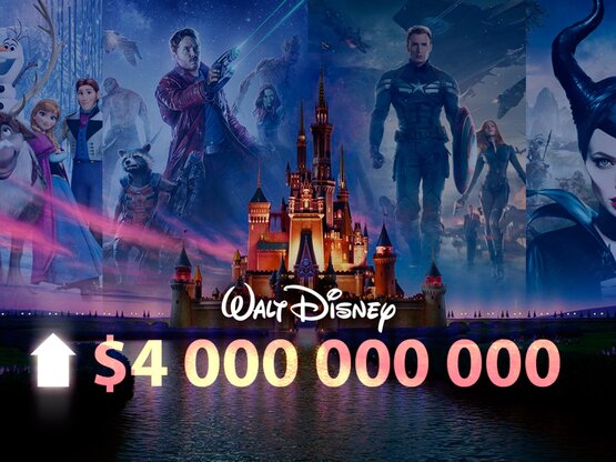 Disney во второй раз за историю своего существования преодолевает отметку в $4 млрд. общемировых сборов