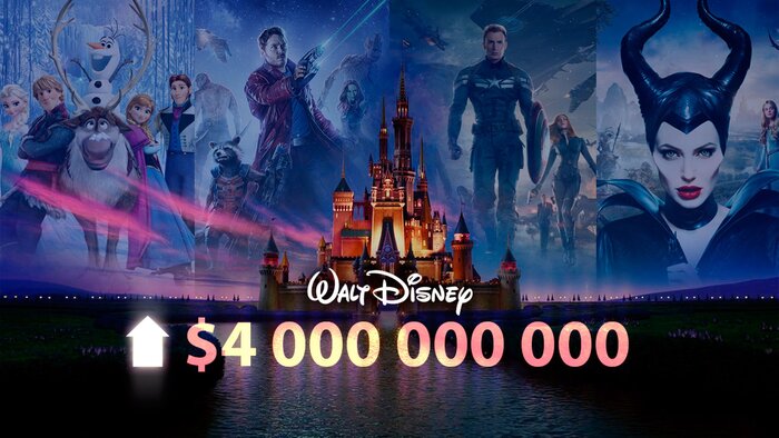 Disney во второй раз за историю своего существования преодолевает отметку в $4 млрд. общемировых сборов