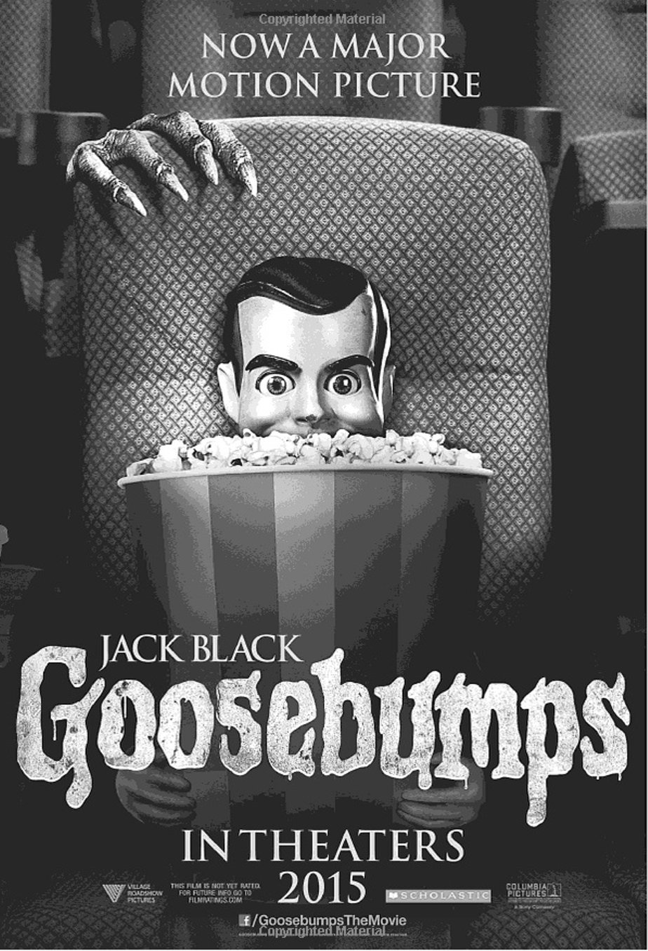 Рейтинги ужасов 2015. Ужастики Goosebumps. (2015) Постер. Джек Блэк ужастики 2015. Ужастики 2015 Постер.
