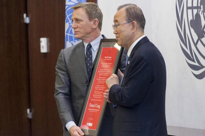 Звезда «бондианы» Дэниэл Крэйг стал послом ООН