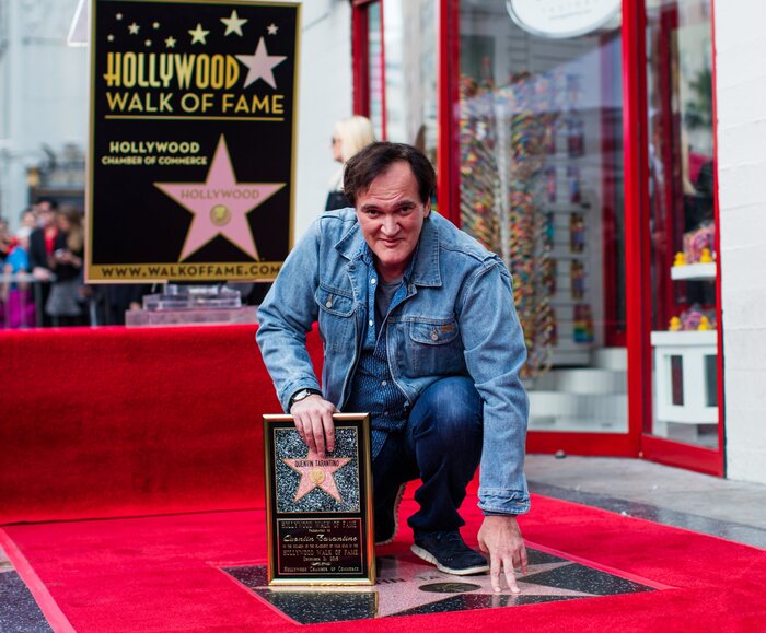 Квентин Тарантино открыл свою звезду на Аллее Славы в Голливуде