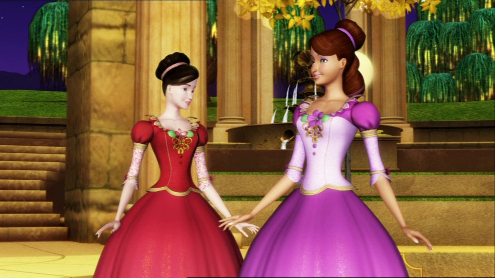 Игра принцессы 2. Барби и 12 танцующих принцесс. Барби 12 танцующих принцесс принцессы. Двенадцать Барби 12 танцующих принцесс.