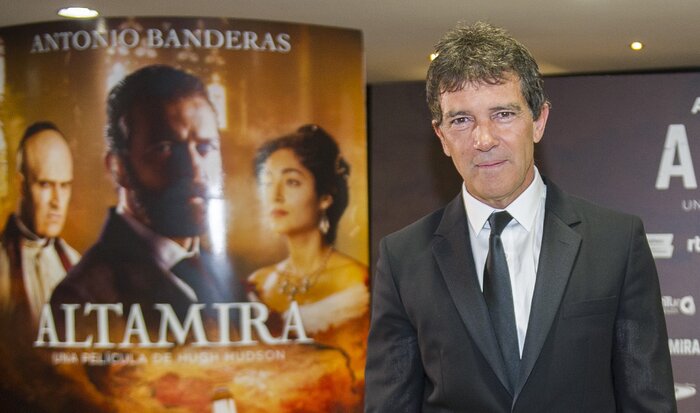 Фото дня: Антонио Бандерас показал зрителям фильм «Альтамира»