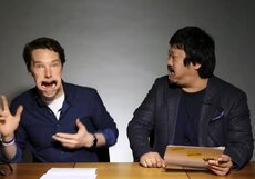 Бенедикт Камбербэтч с ротовым расширителем спел песню Бейонсе. Видео