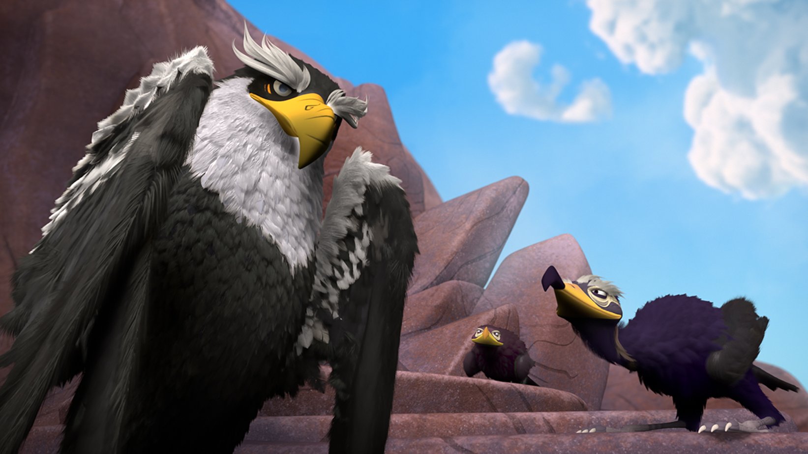 Доктор айболит на орле. Мультик про птиц. Angry birds мультик орел. Могучий орёл из angry birds. Гриф из мультика лео и тиг.