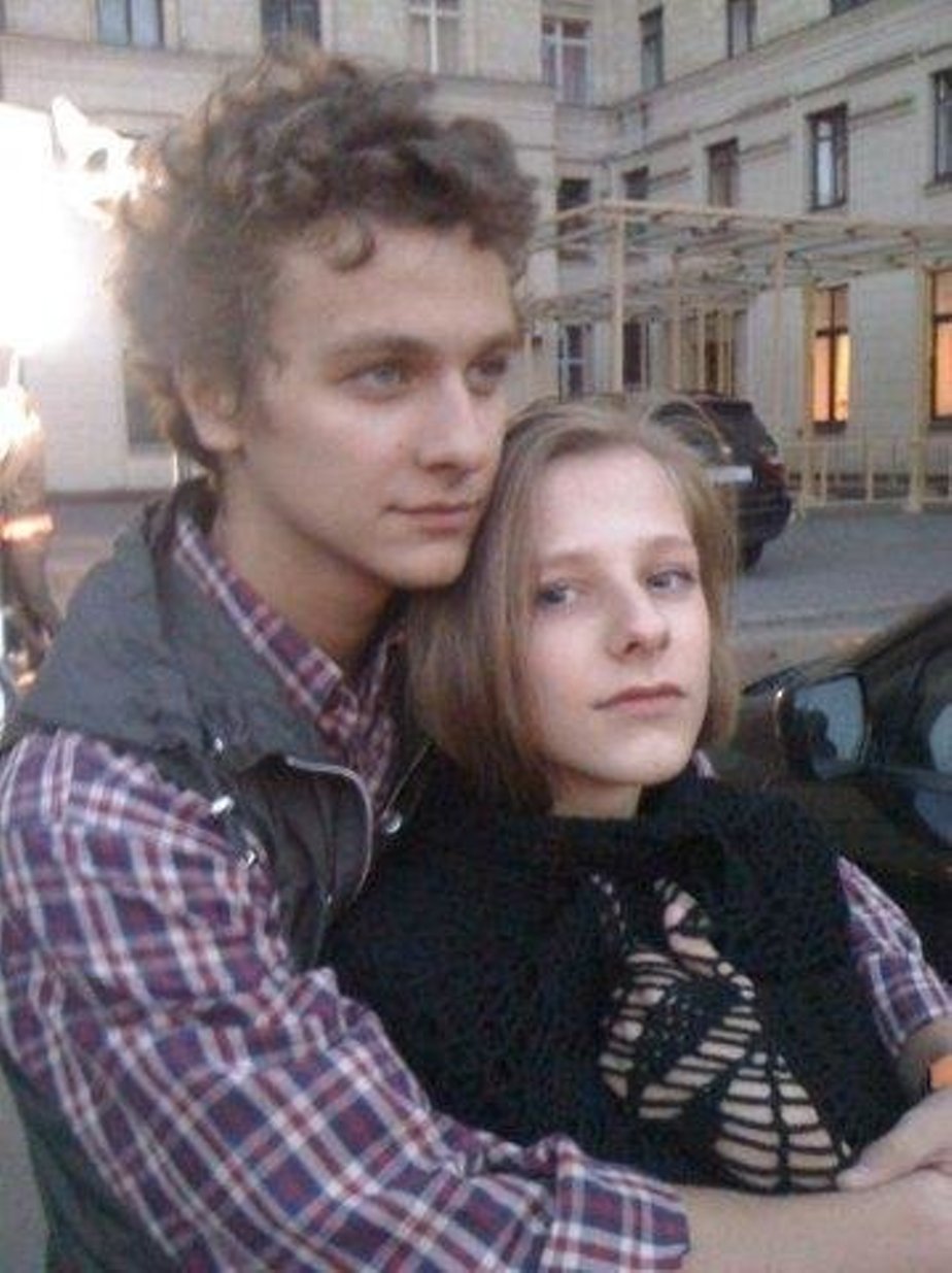 Лиза Арзамасова с мужем