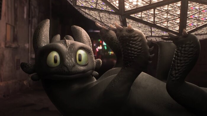 Беззубик появился в Нью-Йорке. Невероятный ролик «Как приручить дракона 3»