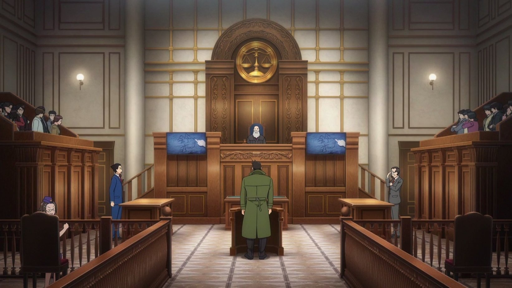 Судебный зал Ace attorney
