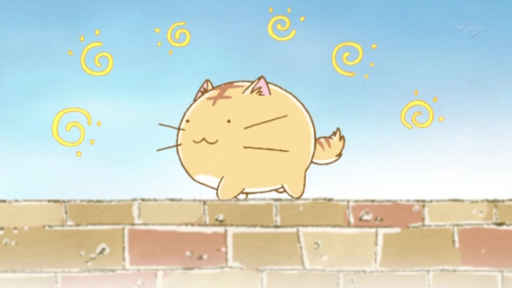 Желтый кот аниме