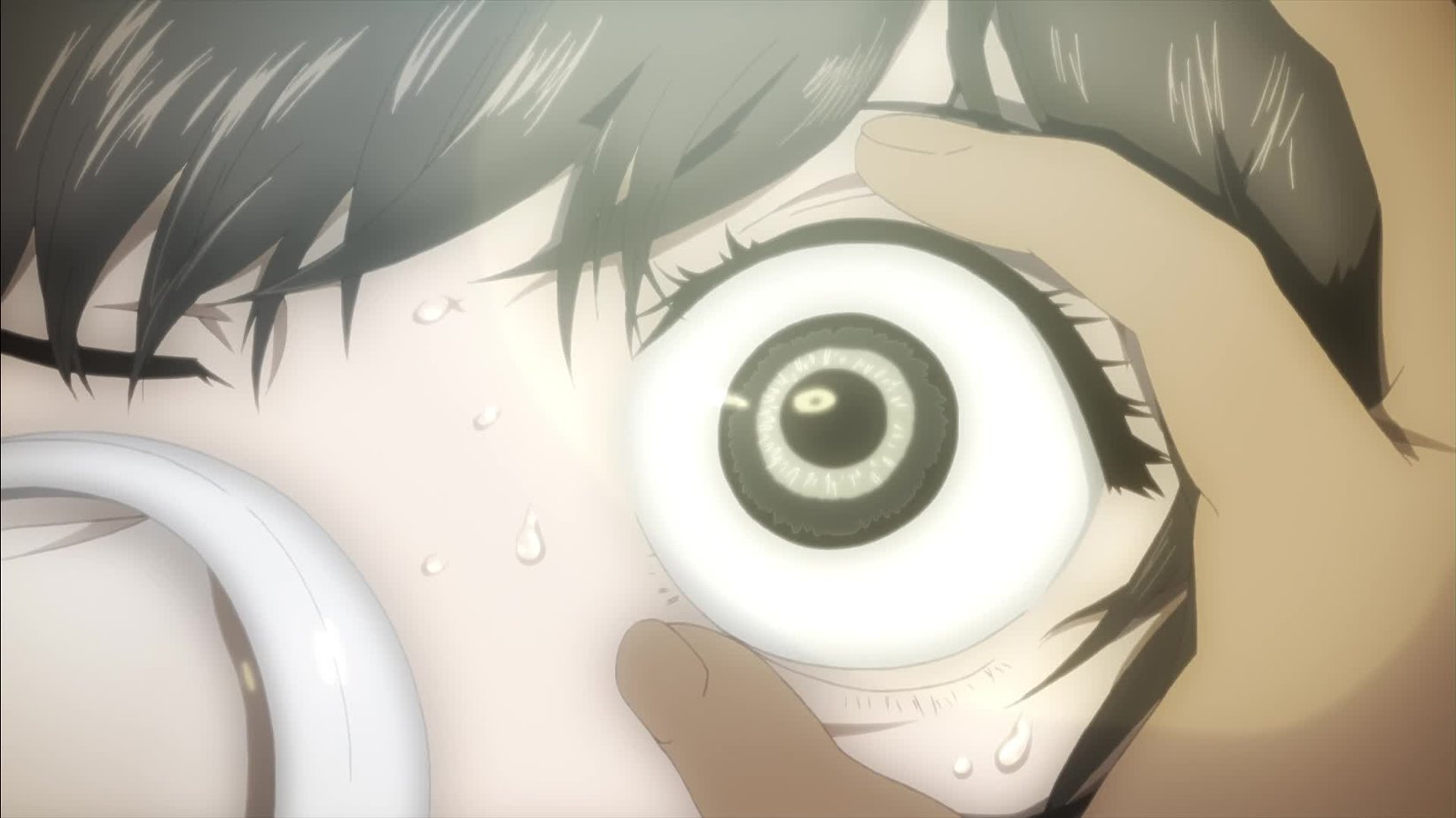 Anime shadow over face