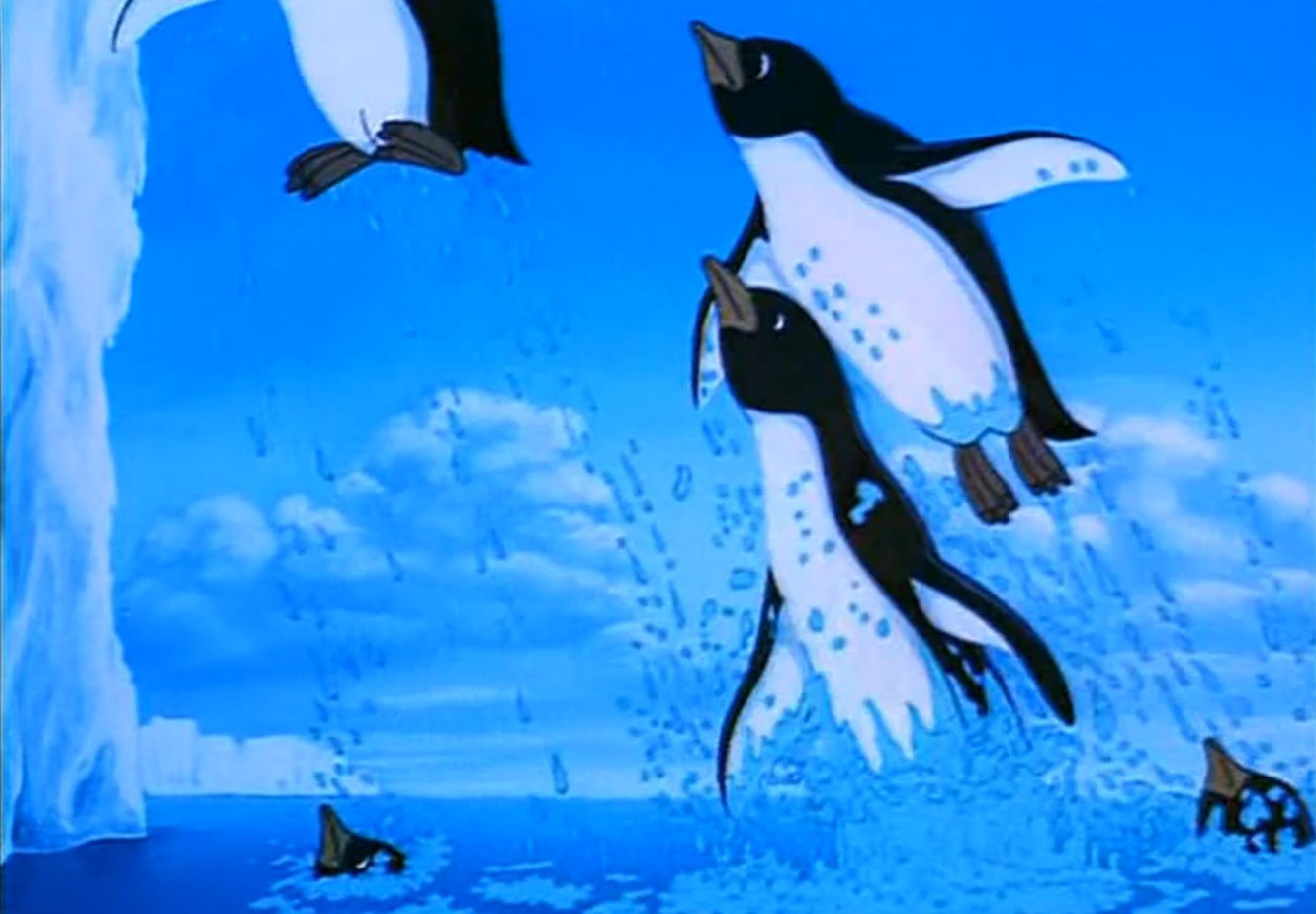 Чайка поморник приключения пингвиненка Лоло