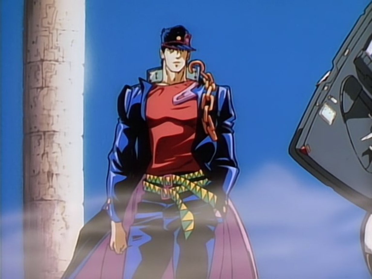 Jojo ova. Джотаро Куджо 1993. Невероятное приключение Джоджо Ova (1993). Джоджо 1993 Джотаро. Невероятные приключения Джоджо Ova 1.