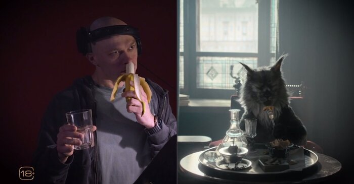 Как Юра Борисов озвучивал кота Бегемота в «Мастере и Маргарите» — смотрим видео 